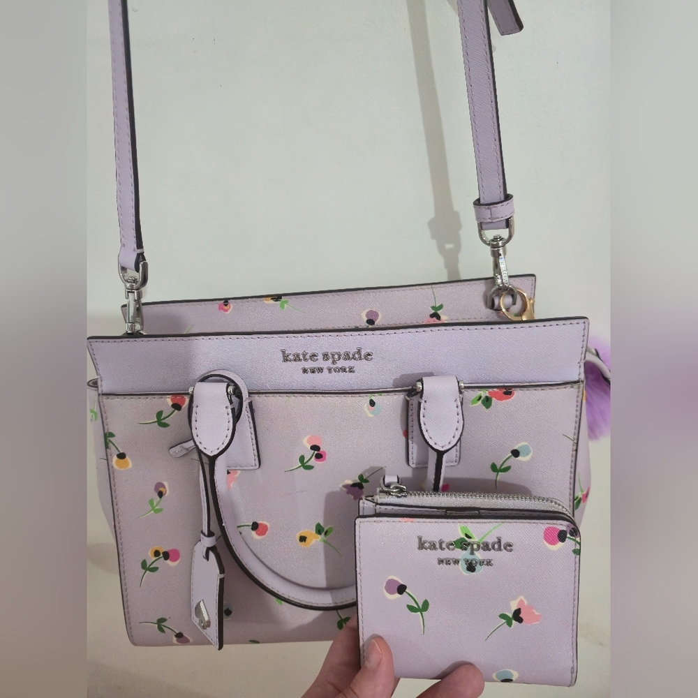 Kate Spade Lavender Floral Women's Bag